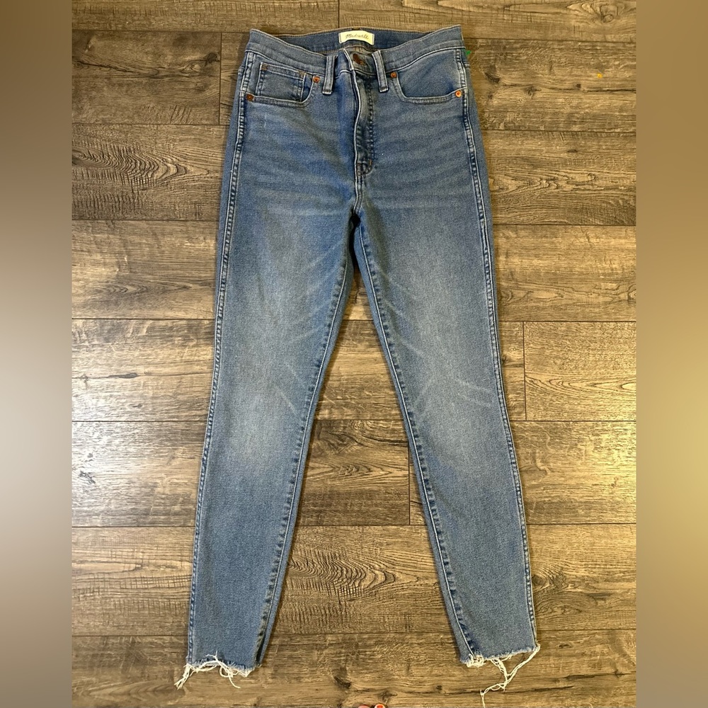Madewell 10 high rise skinny jeans